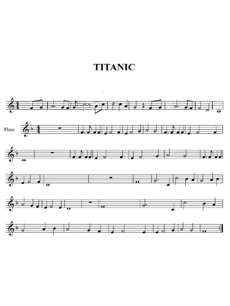 Titanic Partitura | PDF
