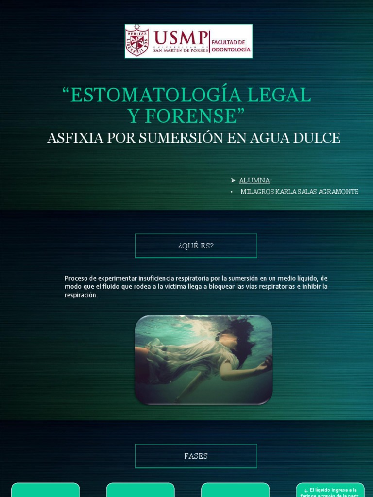 Asfixia Por Sumersión en Agua Dulce Descargar gratis PDF Hipoxia