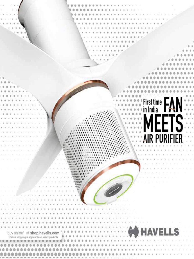 Havells fans catalogue PDF Of Things Blade