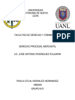 Derecho procesal mercantil arbitraje UANL