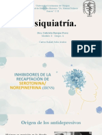 Inhibidores de La Recaptación de Serotonina Norepinefrina (Irns)