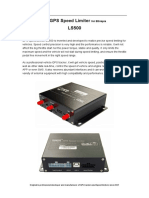 LS500 Ethiopia Standard GPS Speed Limiter User Manual 122020