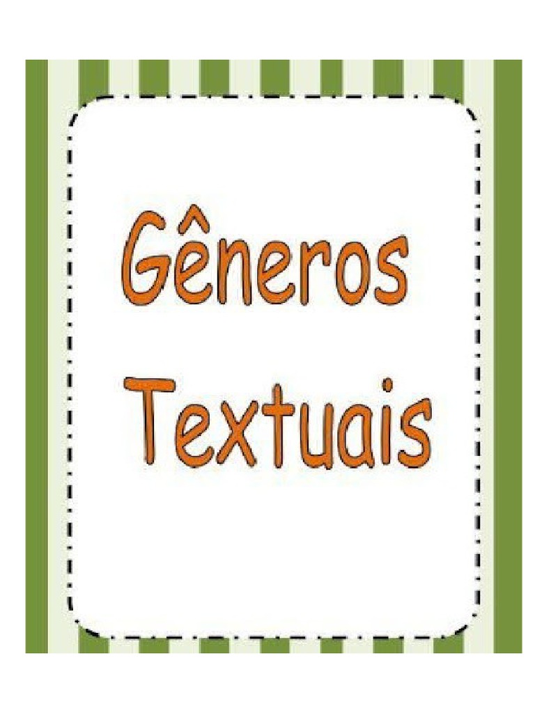 Gêneros Textuais | PDF