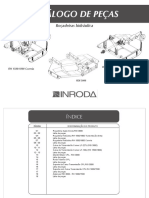Catálogo de peças para roçadeiras hidráulicas e RDI 3000