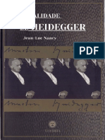 NANCY, Jean-Luc - Banalidade de Heidegger.-1