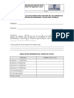 Acta Cierre Votaciones para Elección Candidatos