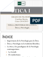 ÉTICA I. Tema 4. 2014-15