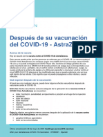 Covid 19 Vaccination Despu S de Su Vacunaci N Del Covid 19 Astrazeneca After Your Astrazeneca Vaccine 1
