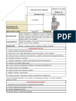 Fichas Técnicas Equipos - Verduras