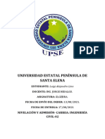 Álgebra - Ejercicios Propuestos Fundamentos Matemáticas Espol