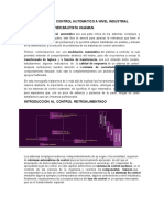 Sistema de Control Automatico A Nivel Industrial