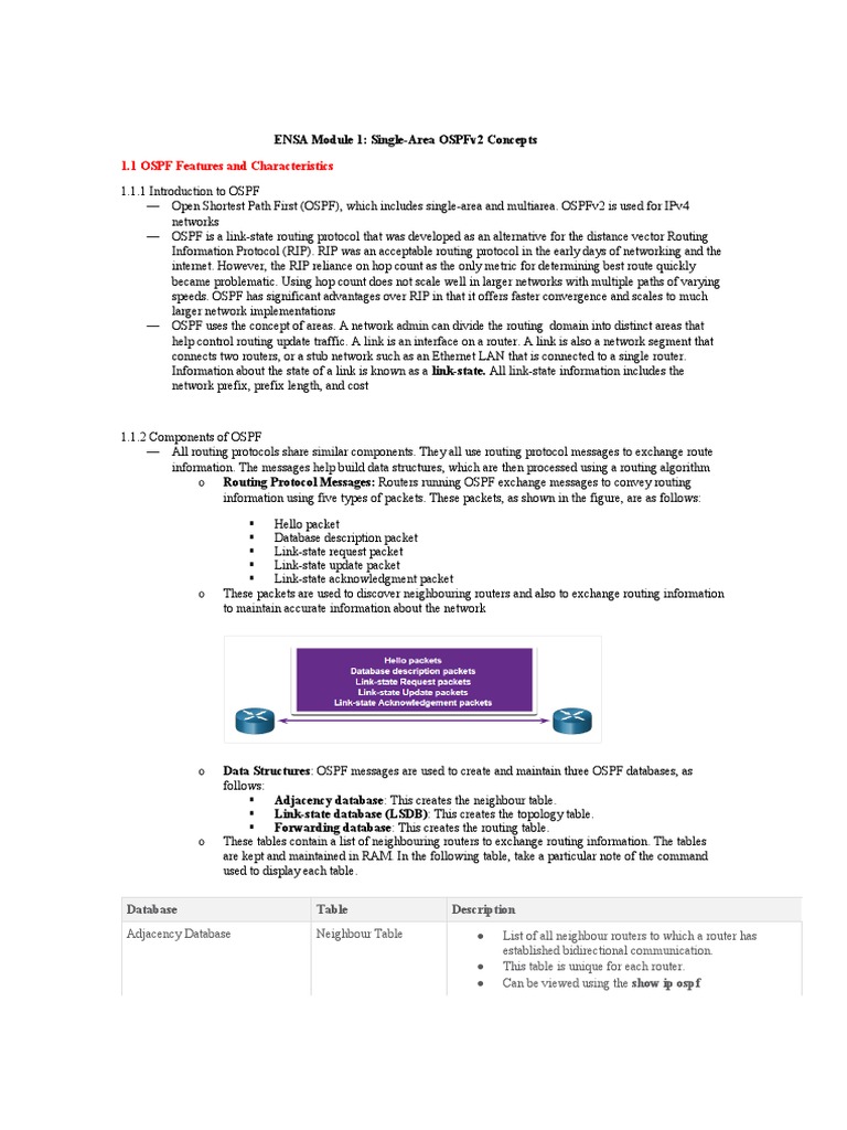 Routing and Switching Essentials Lecture 5 Note (Via Netcad Modules
