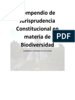 Compendio de Jurisprudencia Constitucional en Materia de Biodiversidad