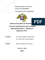 Proyecto EsSalud Memoria Descriptiva