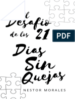 El Desafio de Los 21 Dias Sin Quejas