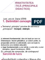 Principiile Didactice