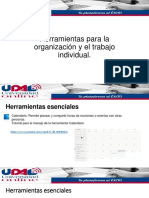 Herramientas para La Organización y El Trabajo Individual