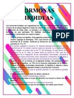 Las hormonas tiroideas: reguladoras del metabolismo y la termorregulación