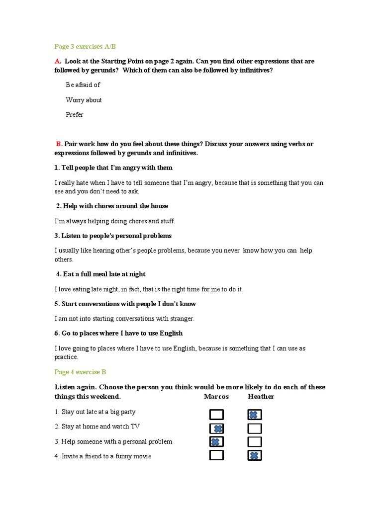 Unit 1 Pages 1-9 Activity | PDF | Linguistics