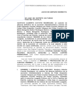 Demanda de Amparo Vs Falta de Llamamiento A Juciico Sucesorio Gvo. Alberto Coyotzi Rodríguez.