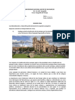 Examen Final Unmsm 2022 - I Geografia Del Paisaje