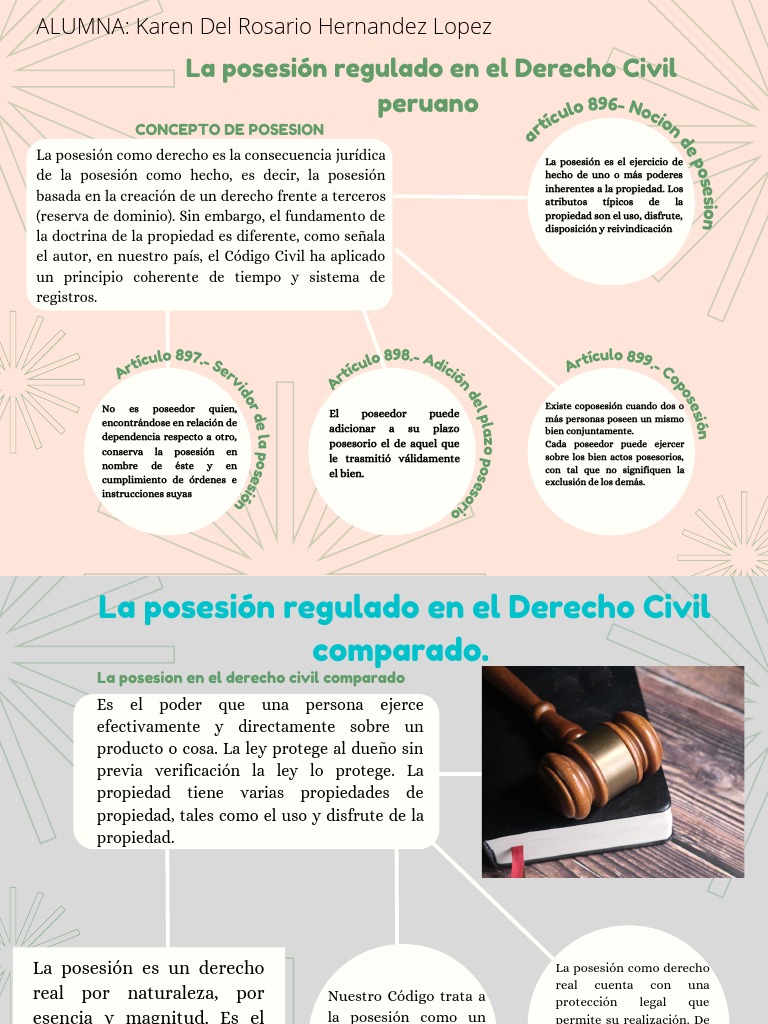 TA1-La Posesión Regulado en El Derecho Civil Peruano y El Derecho ...