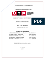 Ta1 Derecho Procesal Constitucional - Demanda de Amparo..