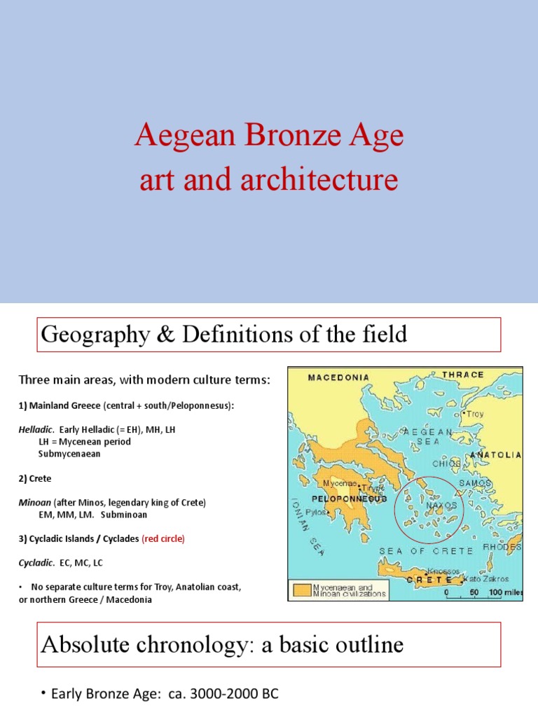 HART 117 4.aegean Bronze Age PDF Mycenae Archaeology