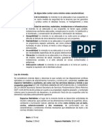 Características mínimas de una vivienda digna según ONU