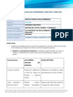 Formato: Los Procesos de Reclutamiento, Selección e Inducción