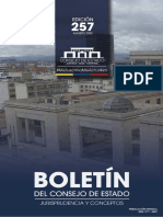 Boletín Del Consejo de Estado - Jurisprudencia y Conceptos - 257