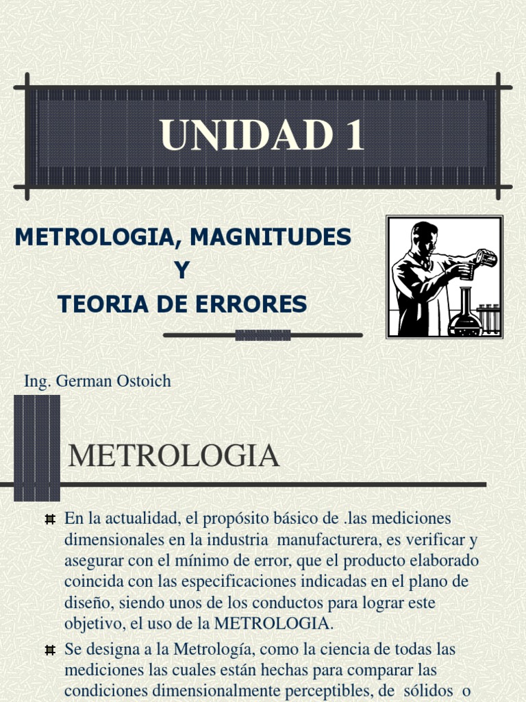 Fundamentos de Metrología y Mediciones | PDF | Metrología | Medición