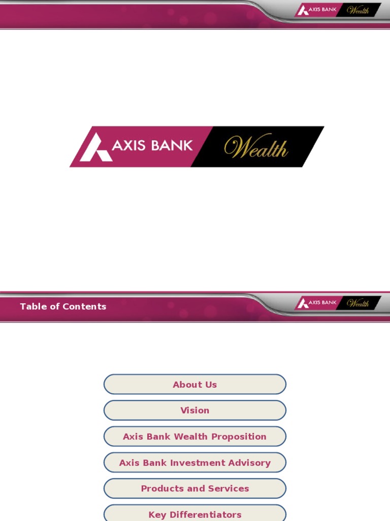 Axis Bank Wealth Private Equity Asset Allocation