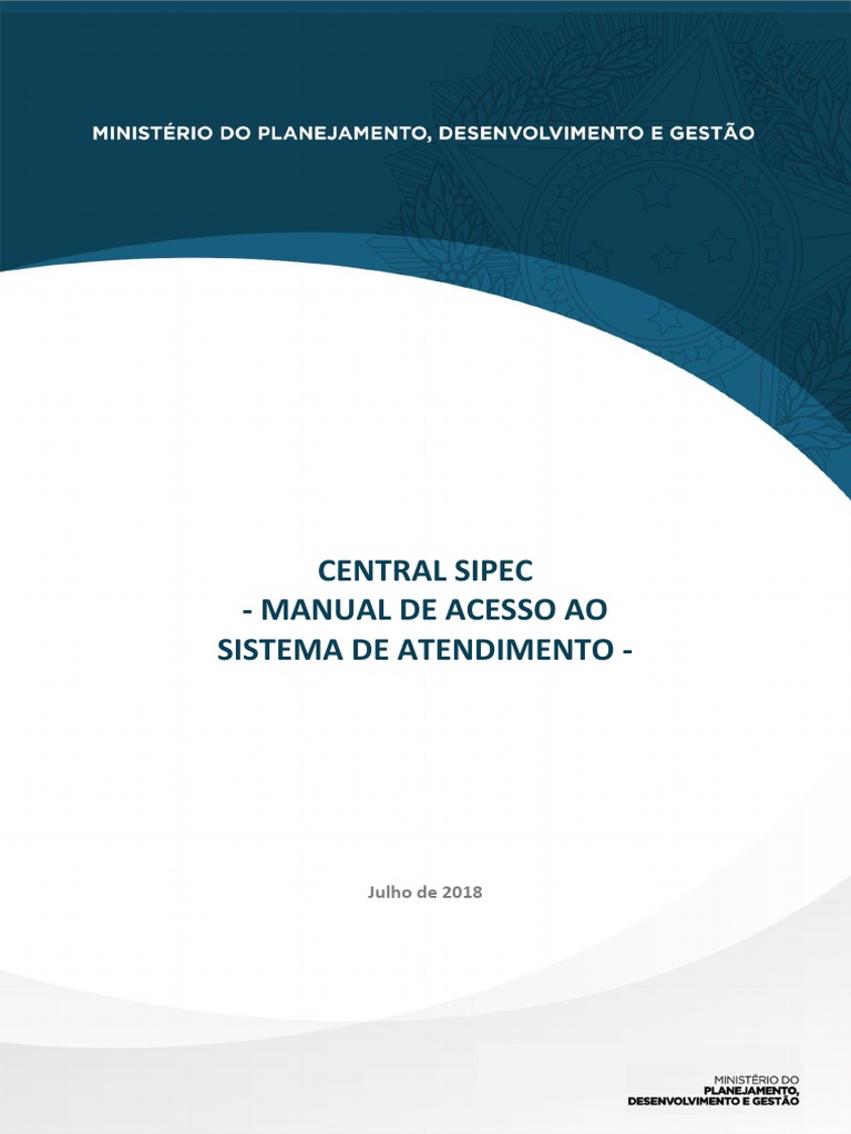 Manual de Acesso ao Central SIPEC | PDF | Itil | Informática