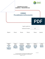 Proceso de Excavación