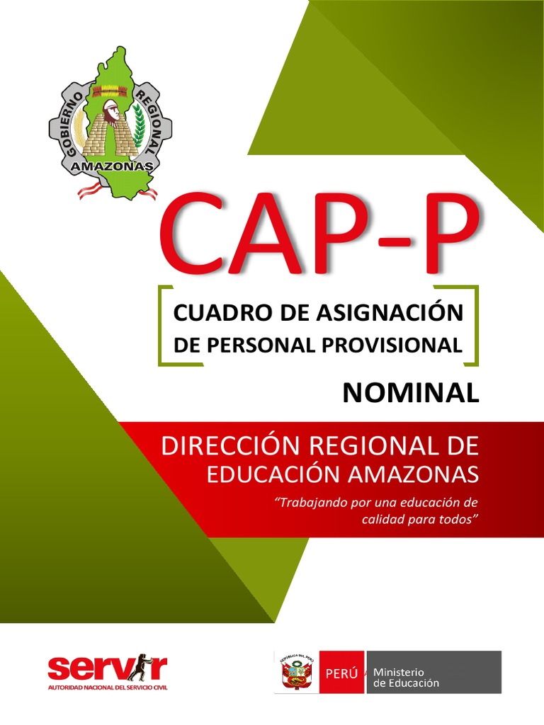 CAP Provisional Nominal 2022 PDF Responsabilidad Liderazgo