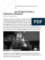 Three Things I Expect From A Software Architect - Yegor Bugayenko
