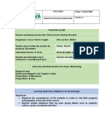 Formato Plan de Clase Tercera Semana