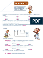 Ficha para Niños Sobre El Acento