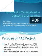 GTZ-RAS Protax Application Software Development - Review