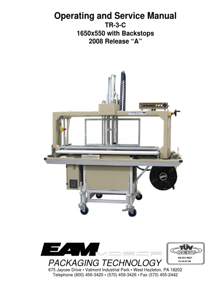 TR3C 1650x550 With Backstops 2008 Rev A PDF Electrician Switch
