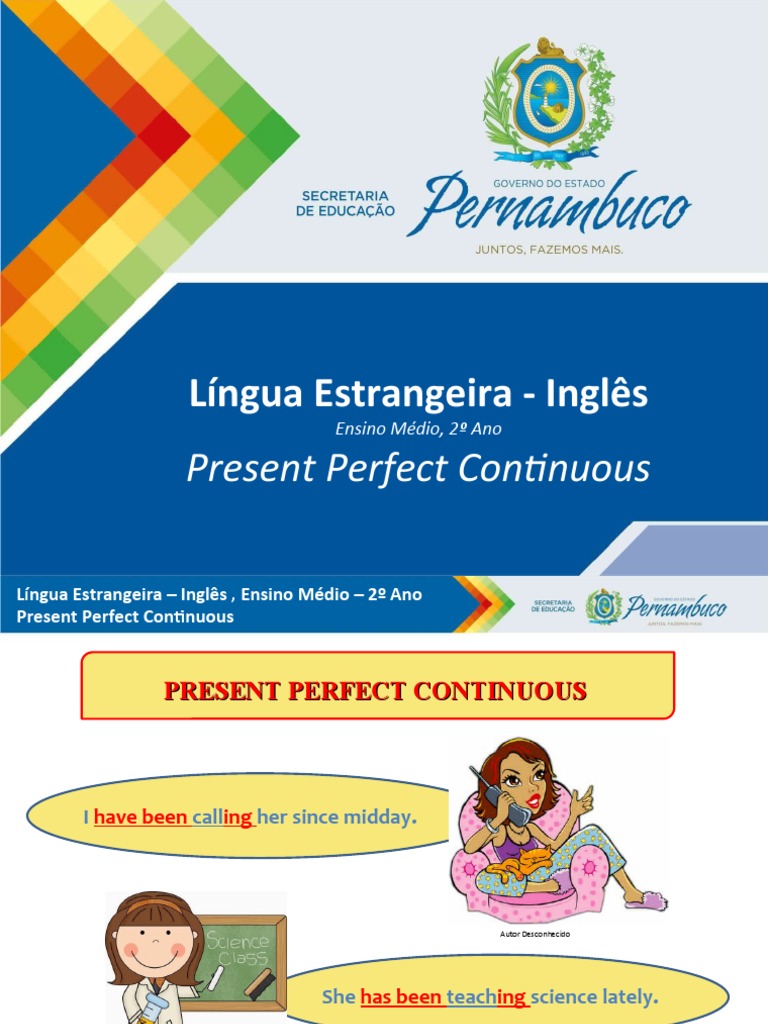 Present Perfect Continuous in English | PDF | Language Mechanics ...