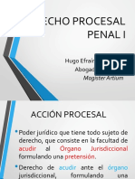 Clases. (3) Accion Penal y Sujetos Procesales.