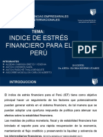 Indice de Estres Financiero para El Peru