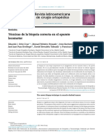 Revista Latinoamericana de Cirugía Ortopédica: Técnicas de La Biopsia Correcta en El Aparato Locomotor