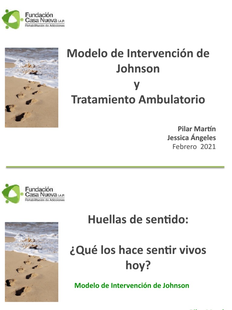 Modelo de Intervención de Johnson en Adicciones | PDF | La dependencia ...