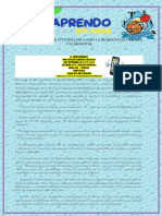 Semana 7 de Junuio de La Experiencia de Aprendizaje Del Area de Educacion Fisica 2021