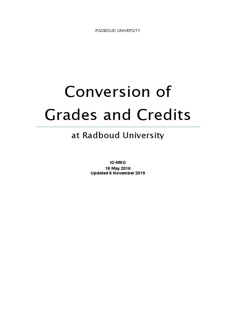 Mso io 2016 028 conversion grades and credits radboud 2019 update pdf