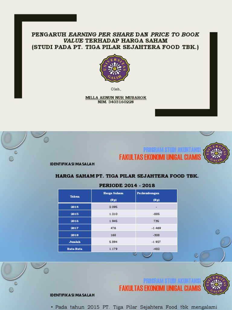 Pengaruh EPS dan PBV Terhadap Harga Saham | PDF | Pengelolaan Keuangan & Uang