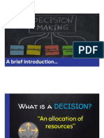 Decision Making - A brief introduction